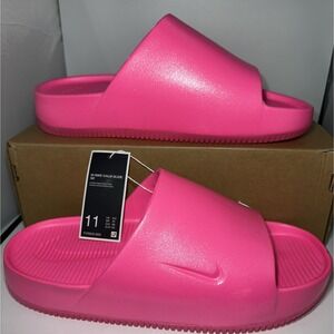 Nike Calm SE Women's Slides (FV5940-600, Hyper Pink/Hyper Pink) Size 11 -NEW